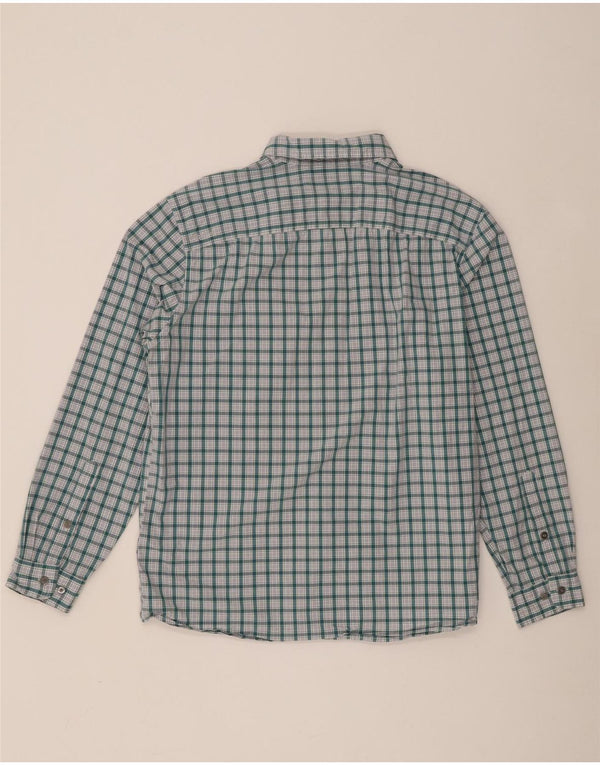 Camicia da uomo Orvis in cotone a quadri verdi grandi