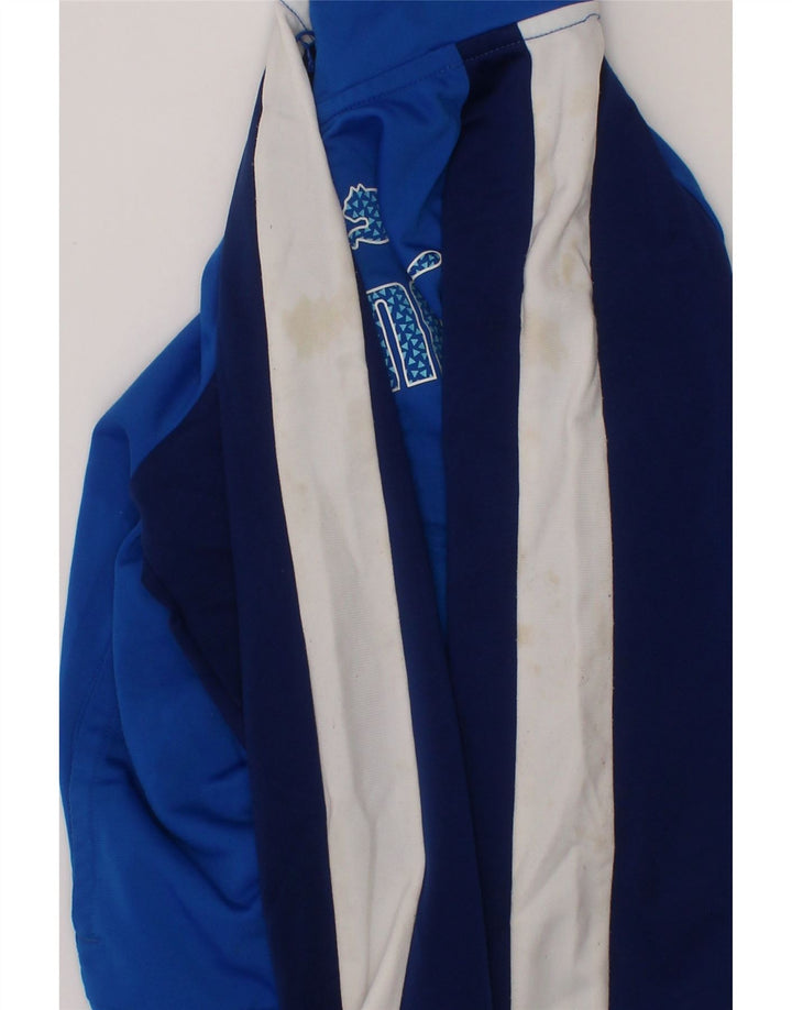 PUMA Boys Graphic Tracksuit Top Jacket 3-4 Years Blue Colourblock Vintage Puma and Second-Hand Puma from Messina Hembry 