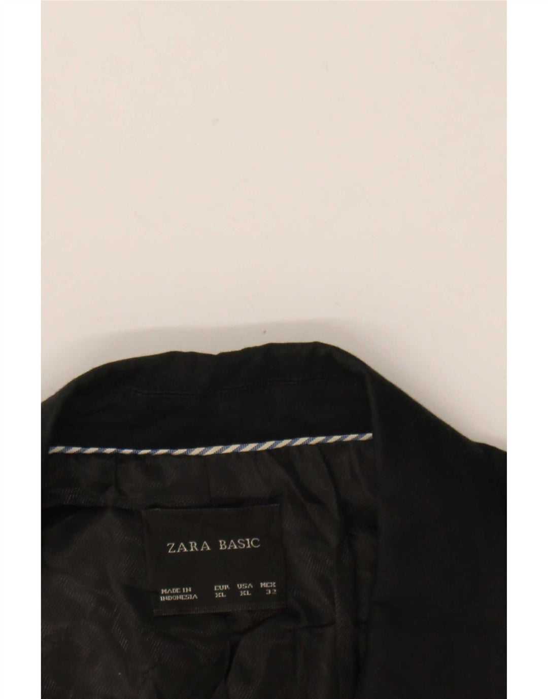 Zara Mujer Chaqueta Blazer De 1 Botón UK 40 XL Negro