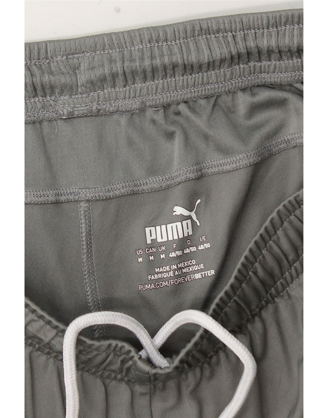 PUMA Mens Sport Shorts Medium Grey Colourblock
