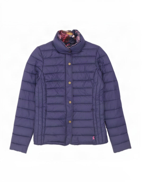 Joules Damen Wattierte Jacke UK 8 Small Marineblau Polyamid