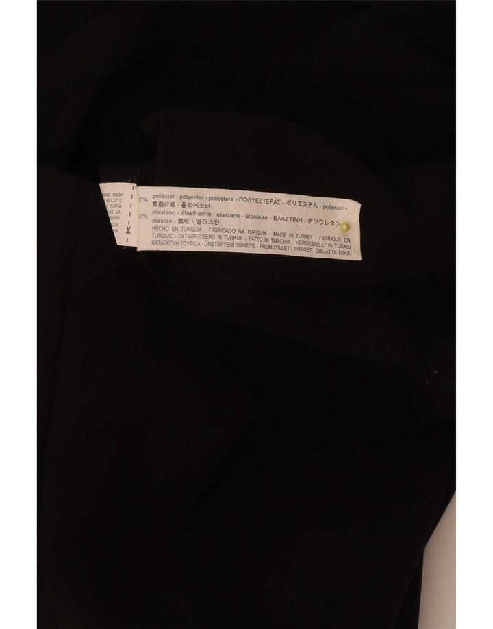 Женское платье прямого кроя Zara UK 10, маленькое черное, полиэстер
