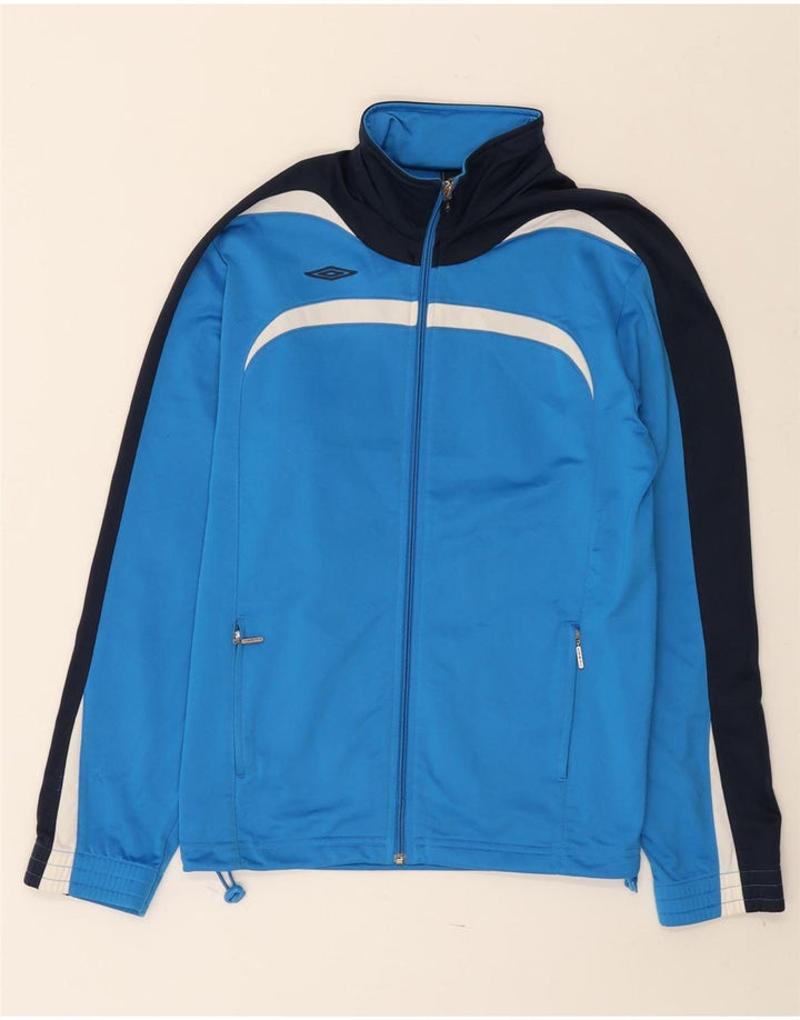 Umbro træningsdragt topjakke til kvinder UK 18 XL Blå Colourblock