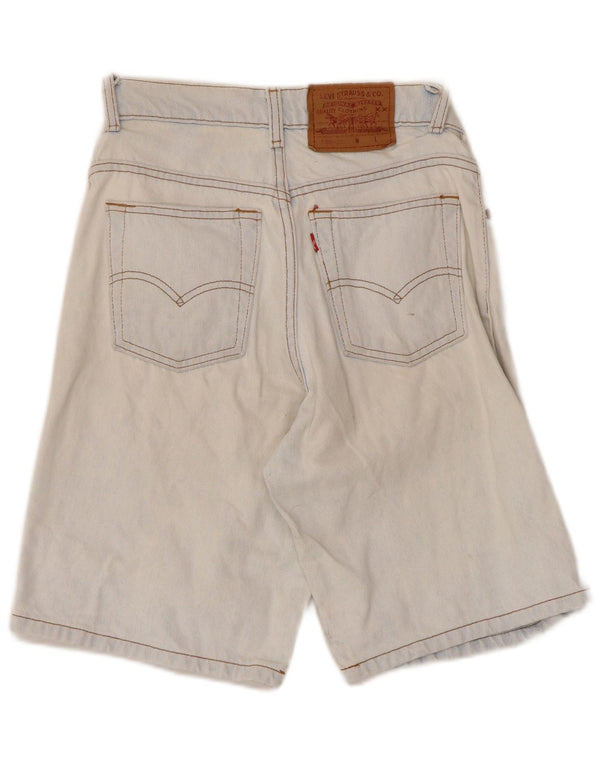 Levi's Damen 550 Denim Shorts US 5 Small W25 Blaue Baumwolle