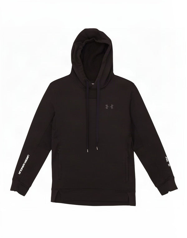 Under Armour Ανδρικά Εφαρμοσμένα Hoodie Jumper Μικρός Μαύρος Πολυεστέρας