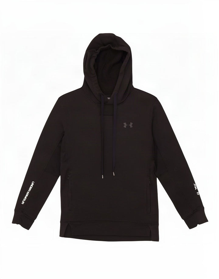 Under Armour Herren-Kapuzenpullover mit Kapuze, Größe S, Schwarz, Polyester