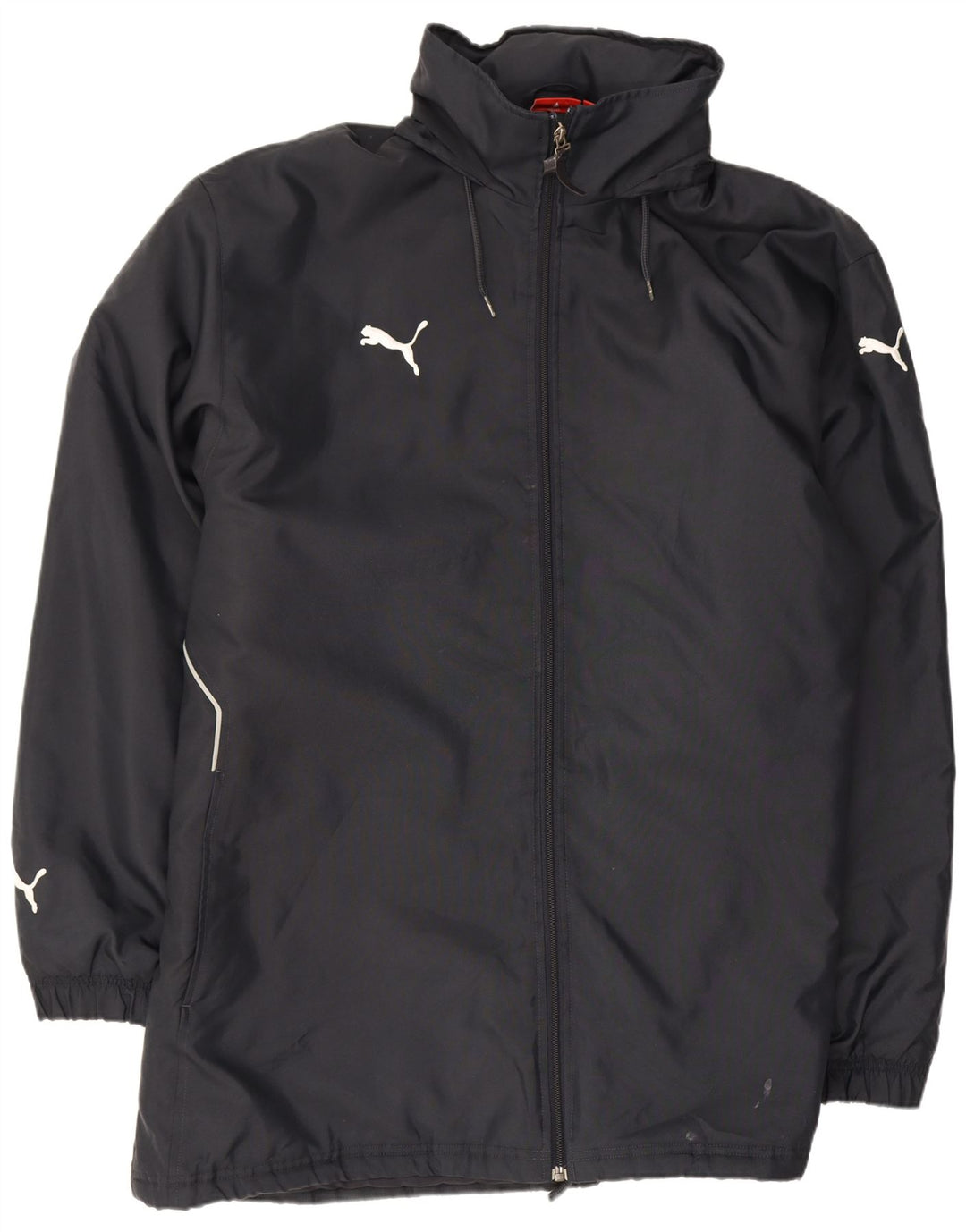 Impermeabile con cappuccio da uomo Puma UK 42 XL Poliestere blu navy