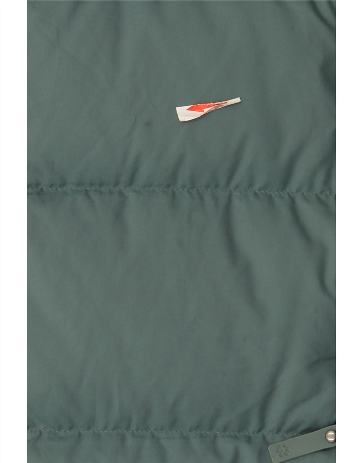 Jack Wolfskin Dame Hætte Oversized Polstret Frakke UK 10/12 Medium Green