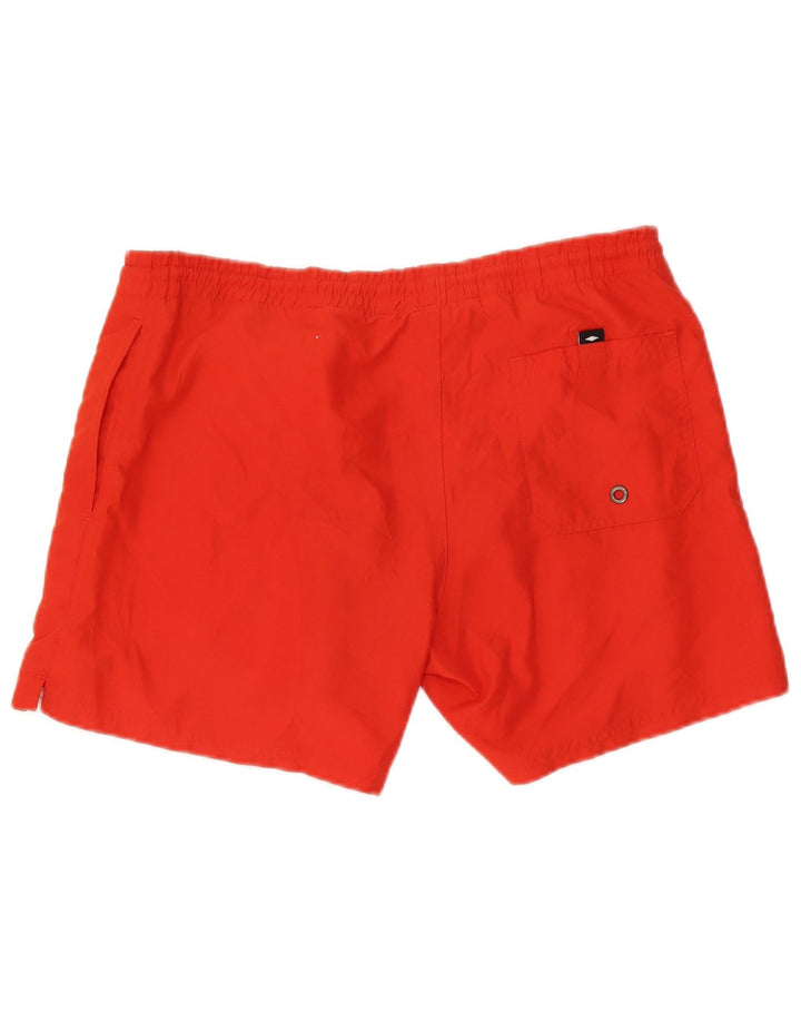 Bear Mens Swimming Shorts Medium Red Striped