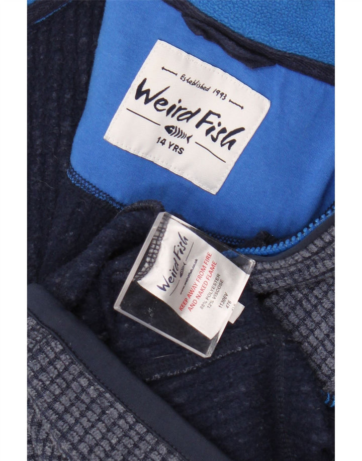 Weird Fish Chaqueta Chándal Niño 13-14 Años Azul Marino Poliéster