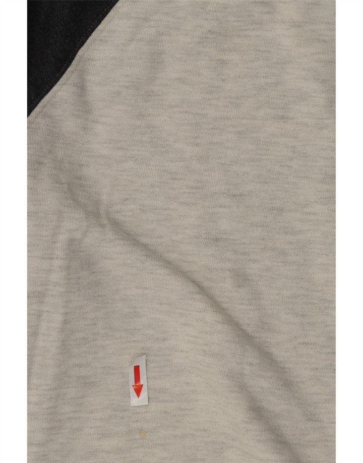 Felpa da uomo Vans, maglione piccolo, in cotone color block grigio