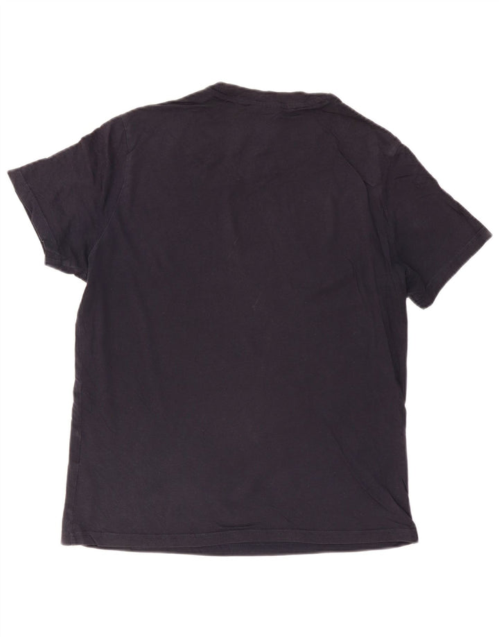 Champion Mens T-Shirt Top Medium Navy Blue