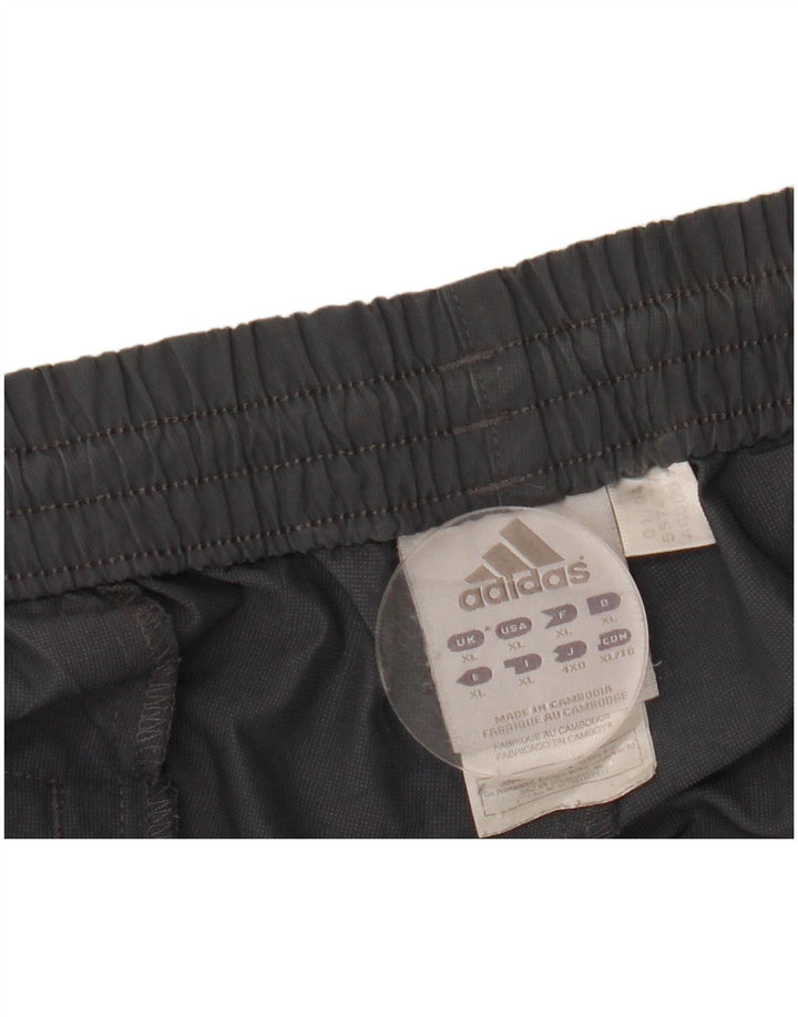 Adidas Mens Graphic Bermuda Sport Shorts XL Grey Polyester