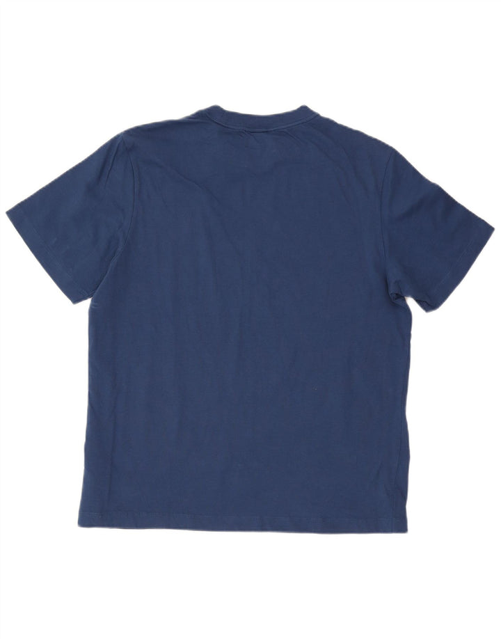 Calvin Klein Jeans Mens T-Shirt Top Medium Navy Blue Cotton