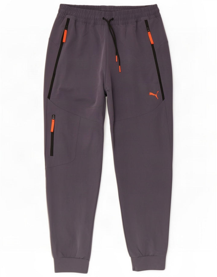 Puma Pantaloni da tuta cargo da uomo Joggers Large Grigio Poliestere