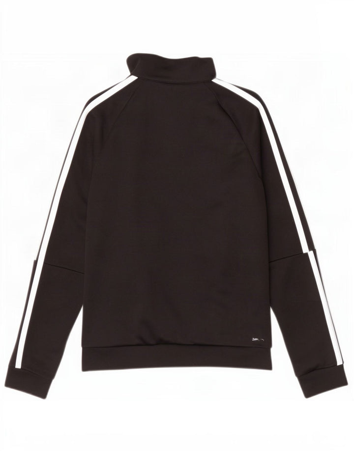 Adidas Womens Climalite Tracksuit Top Jacket UK 4/6 XS Black Polyester