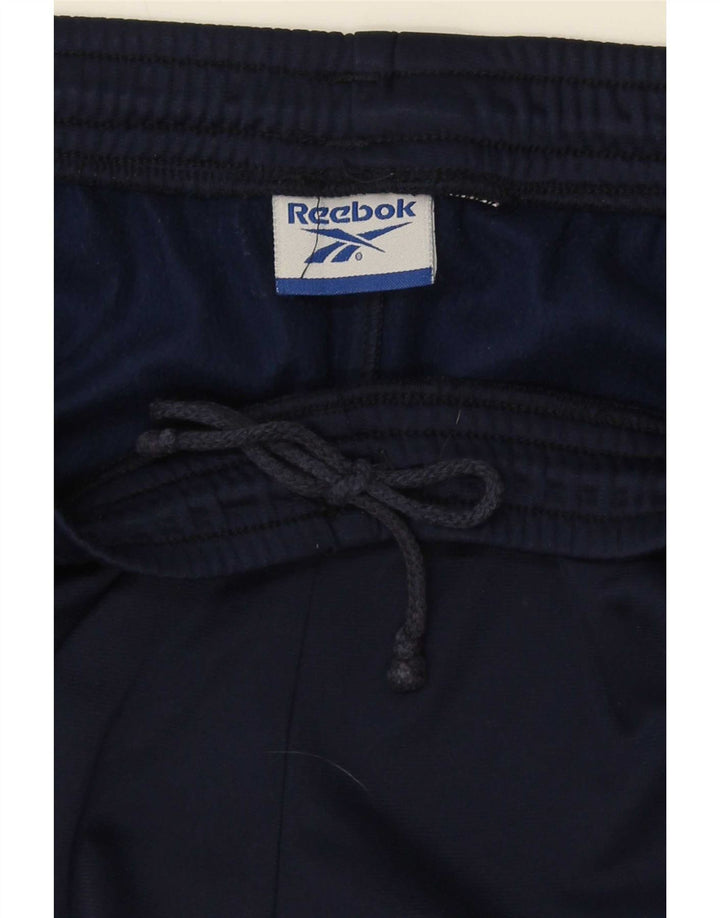 Pantaloni da tuta da uomo Reebok Large blu navy color block