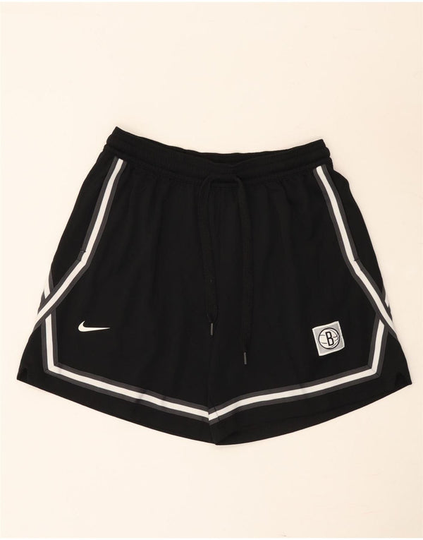 Nike Mens Brooklyn Nets sportske kratke hlače velike crne pruge