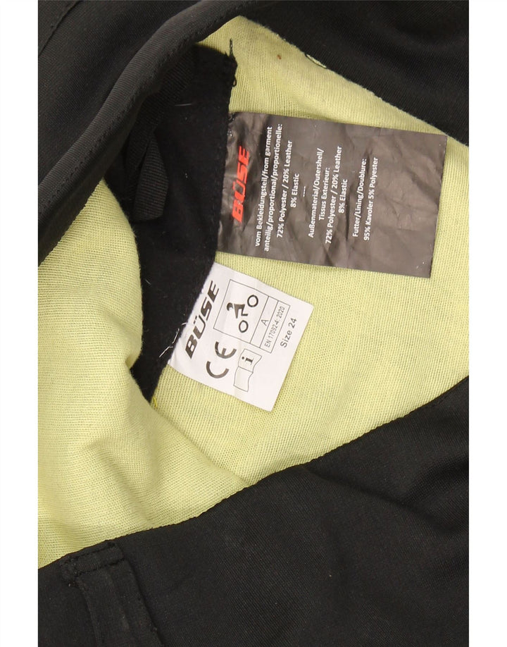 BUSE Womens Moto Racer Trousers W24 L27 Black Polyester Vintage Buse and Second-Hand Buse from Messina Hembry 