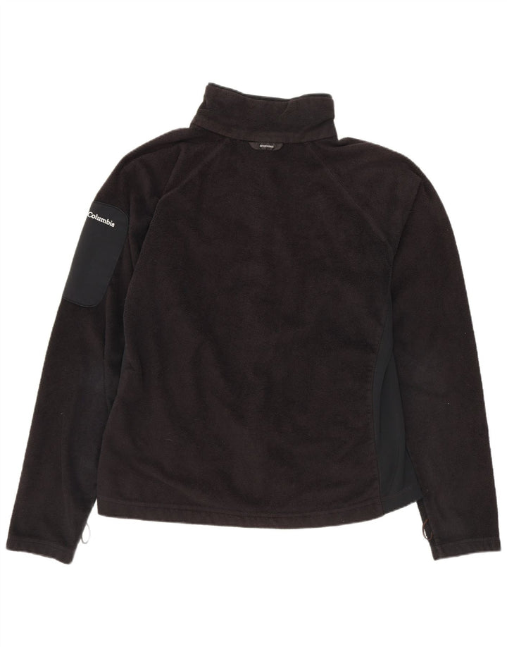 COLUMBIA Womens Fleece Jacket UK 16 Large Black