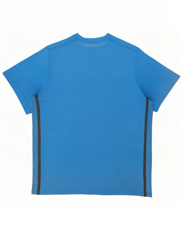 T-shirt da uomo Nike Dri Fit Top 2XL poliestere geometrico blu