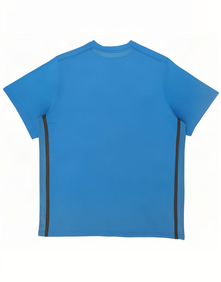 Nike Dri Fit T-Shirt Top 2XL plavi geometrijski poliester