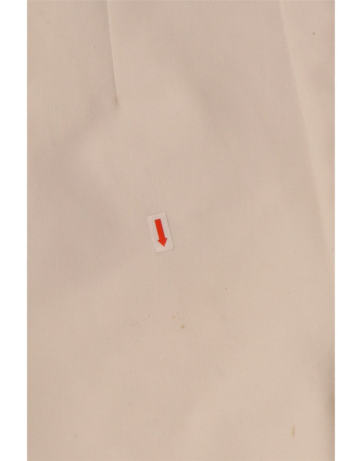 ZARA Womens High Rise Shorts XS W25  White Polyester