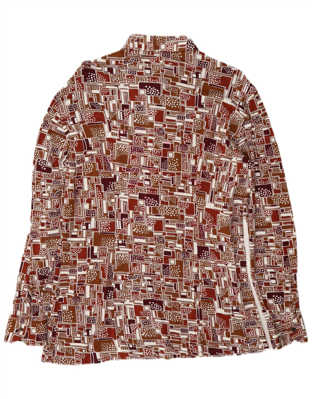 Vintage Mens Shirt Large Multicoloured Geometric