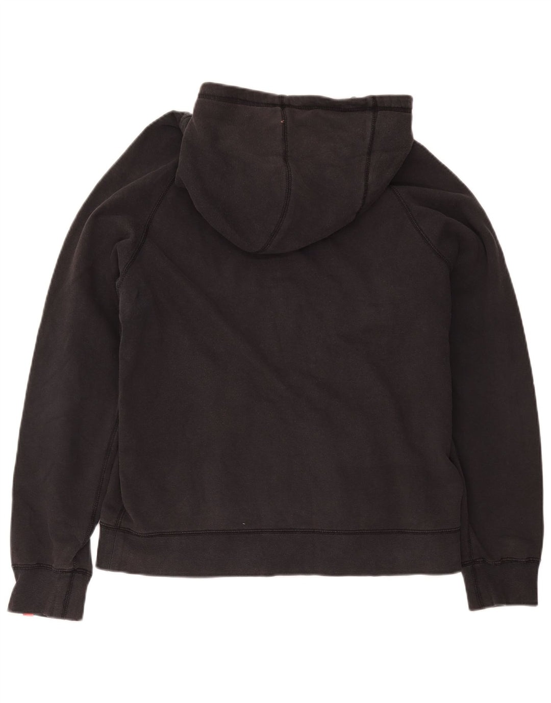 Nike Mens Zip Hoodie Sweater Large Black Cotton