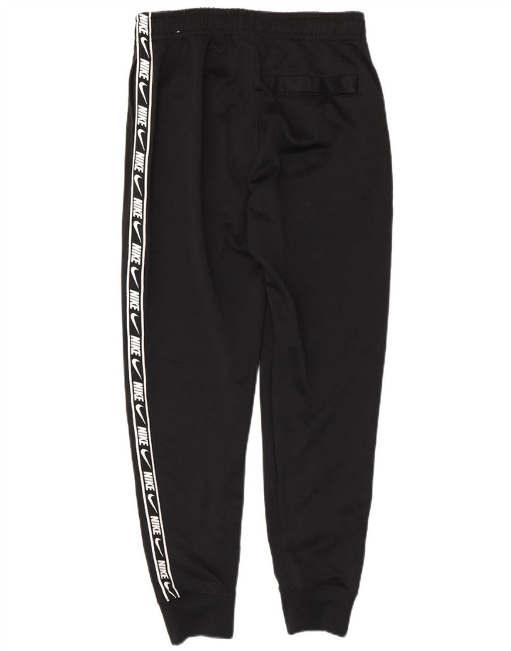 Pantaloni da tuta con grafica Nike Dri Fit da uomo, pantaloni da jogging, piccoli, in poliestere nero