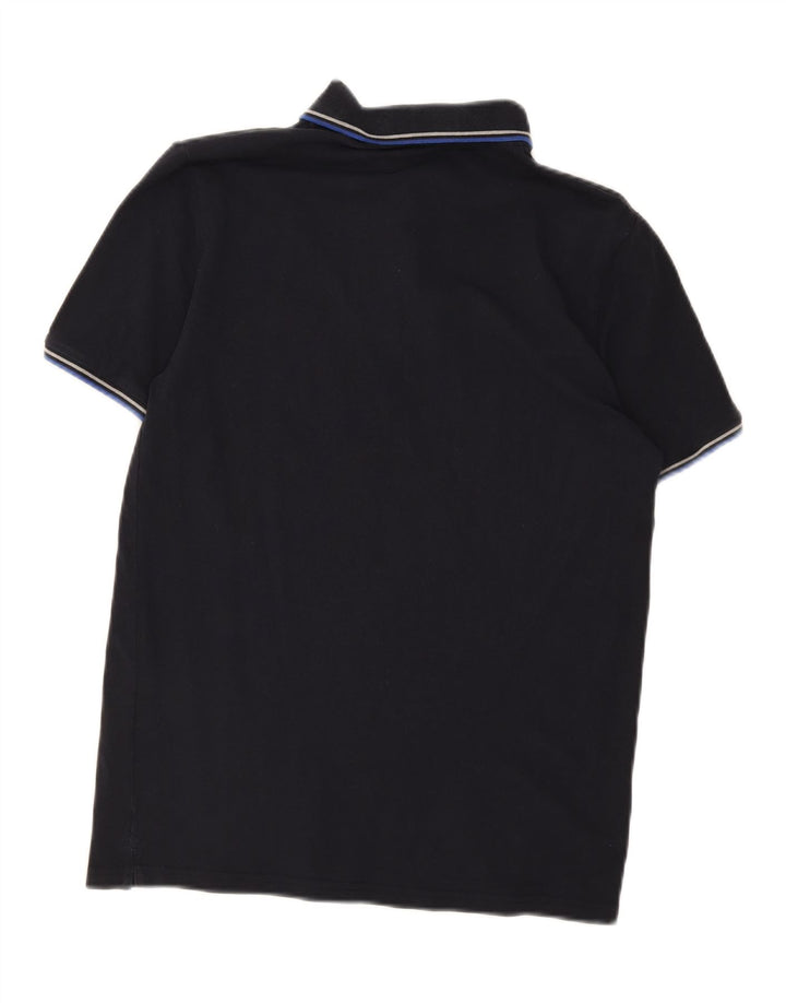 CHAMPION Mens Polo Shirt Large Navy Blue Cotton Vintage Champion and Second-Hand Champion from Messina Hembry 