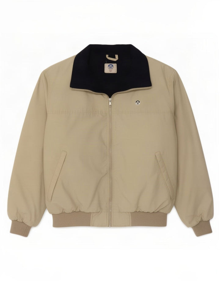 Giacca imbottita bomber da uomo North Sails UK 40 Large Khaki Poliammide