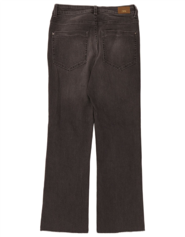 Zara Dame Bootcut Jeans EU 36 XS W26 L26 Grå