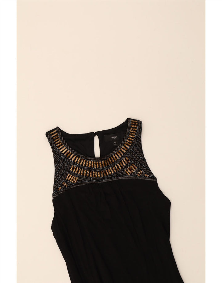 MOSSIMO Womens Sleeveless Bodycon Dress UK 12 Medium Black Vintage Mossimo and Second-Hand Mossimo from Messina Hembry 