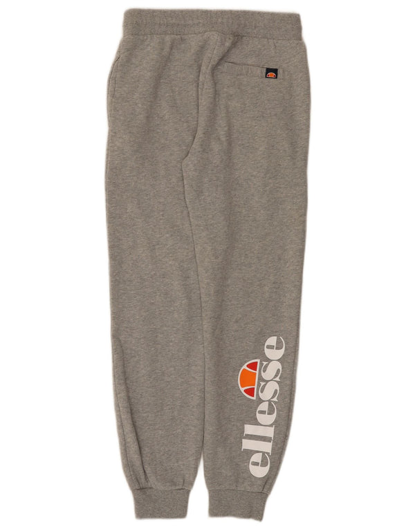 Ellesse Boys Graphic αθλητική φόρμα παντελόνι Joggers 12-13 ετών γκρι βαμβακερό