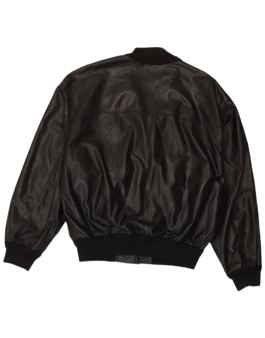 Jaqueta de couro masculina Lamatta IT 52 XL preta