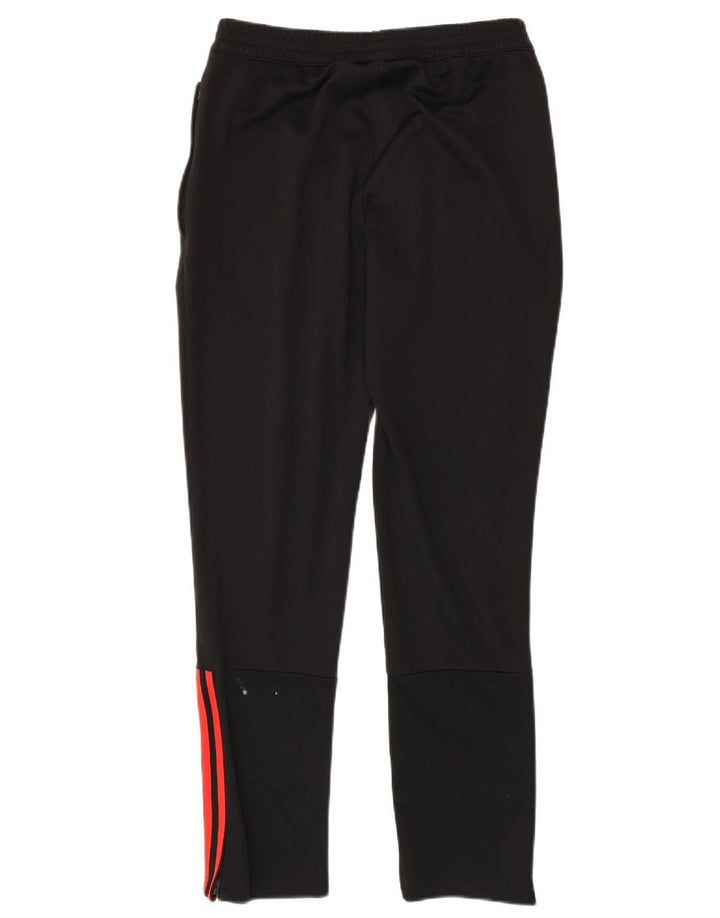 Adidas Mens Tracksuit Trousers Medium Black Colourblock Polyester