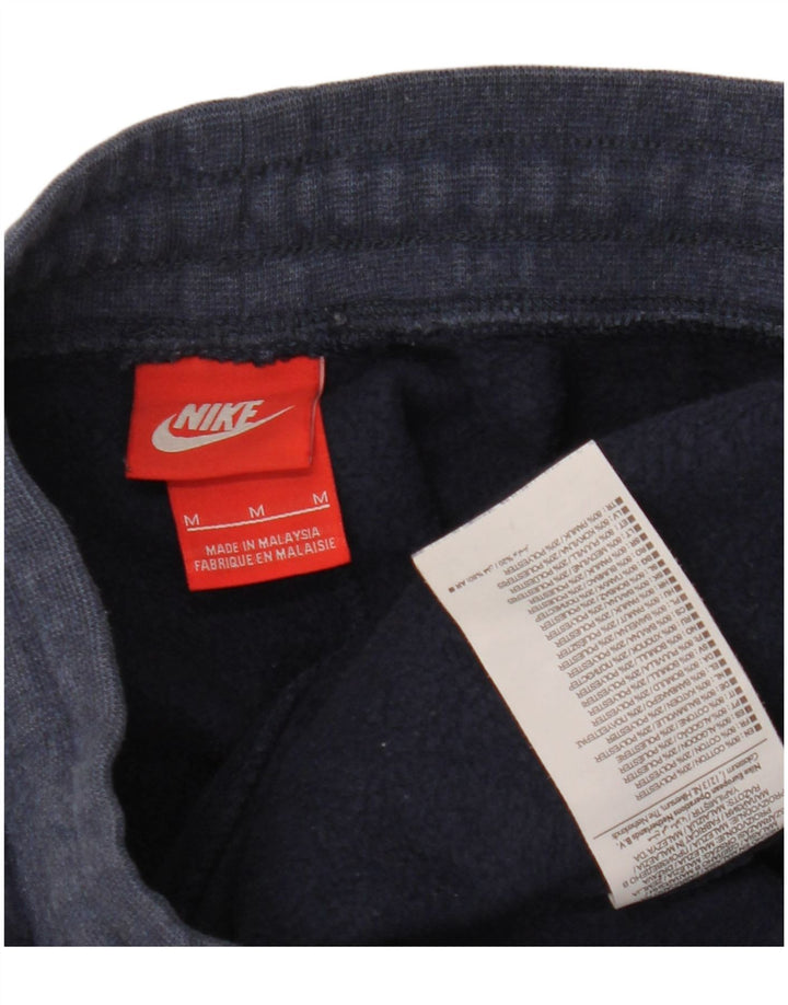 Nike Mens Tracksuit Trousers Joggers Medium Navy Blue Cotton