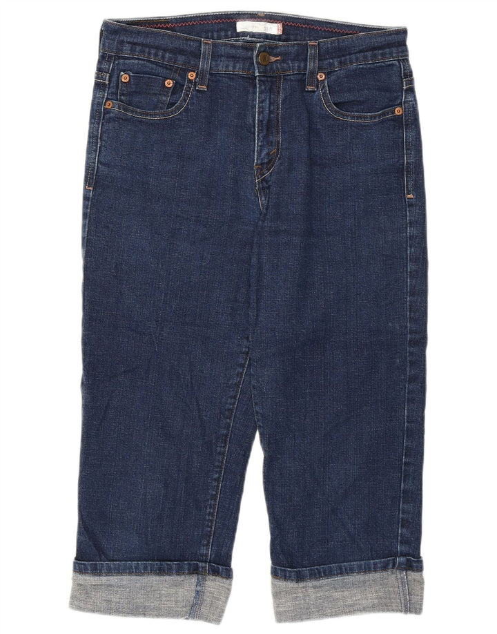 Levi's Womens 515 Capri Jeans US 6 Medium W28 L19 Μπλε βαμβακερό