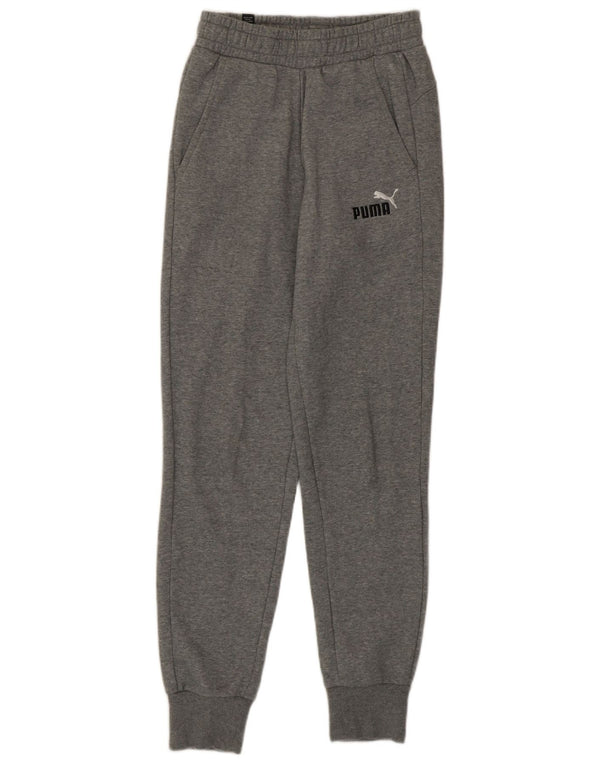 Męskie spodnie dresowe Puma Joggers XS Szare bawełniane sportowe