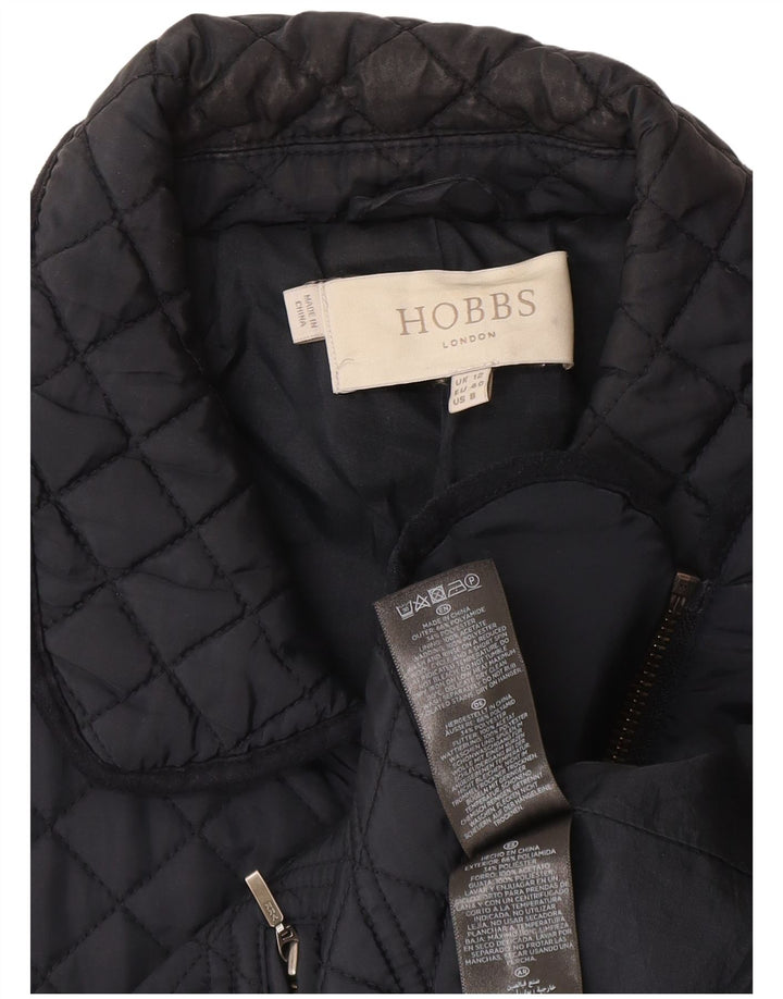 Hobbs Damen Steppjacke UK 12 Medium Marineblau Polyamid