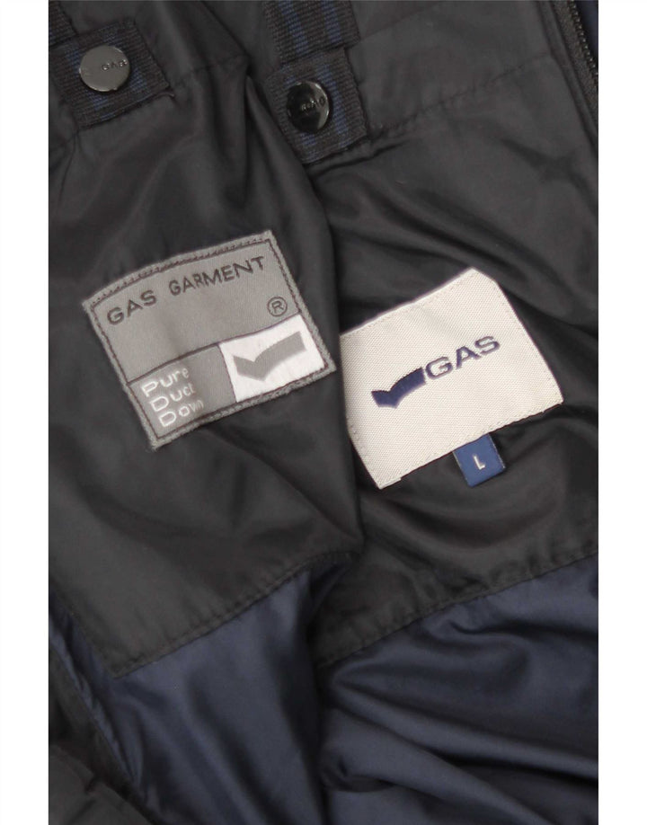 Giacca imbottita da uomo Gas UK 40 grande nera