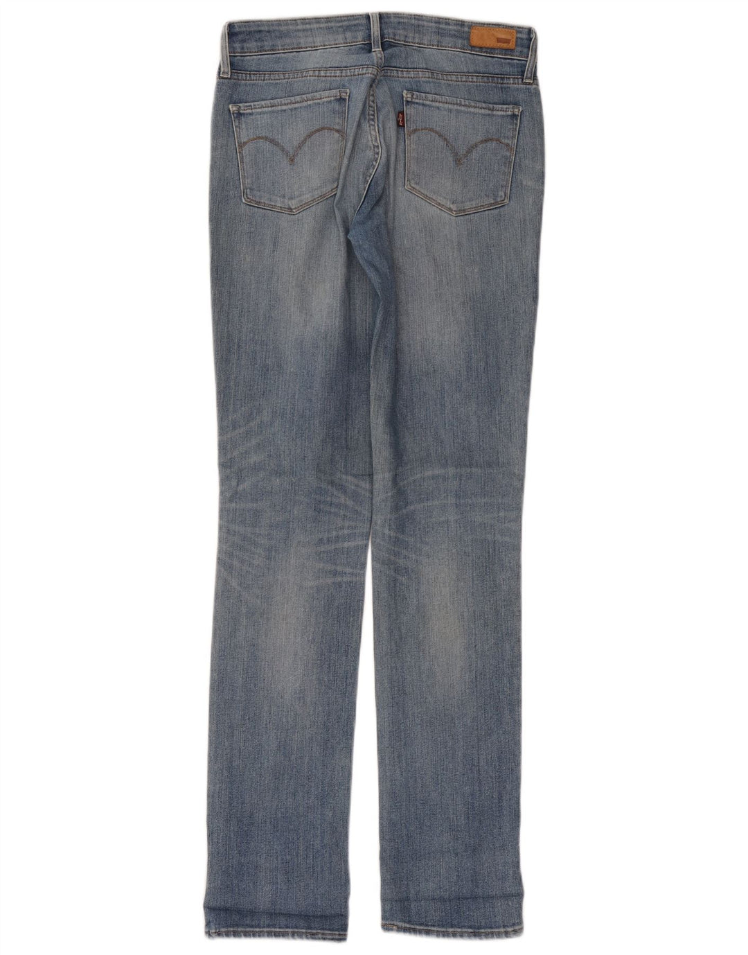 Levi's Womens Straight Jeans W28 L34 Blue Cotton
