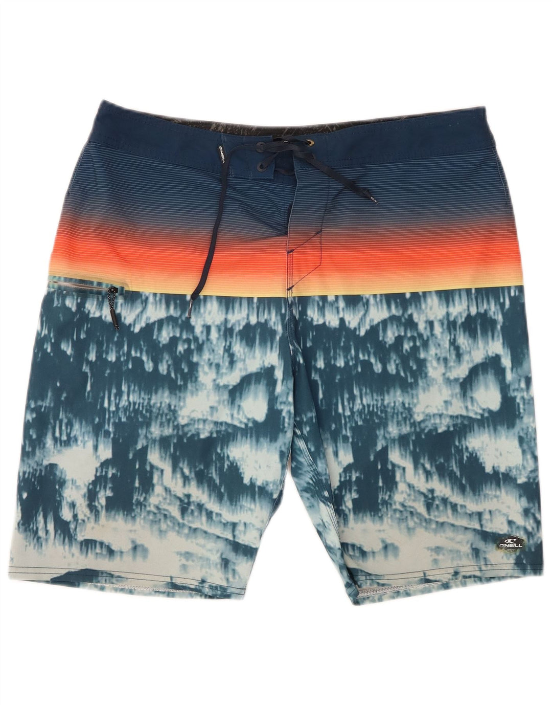 O'Neill Mens Swimming Shorts Medium  Blue Colourblock Polyester