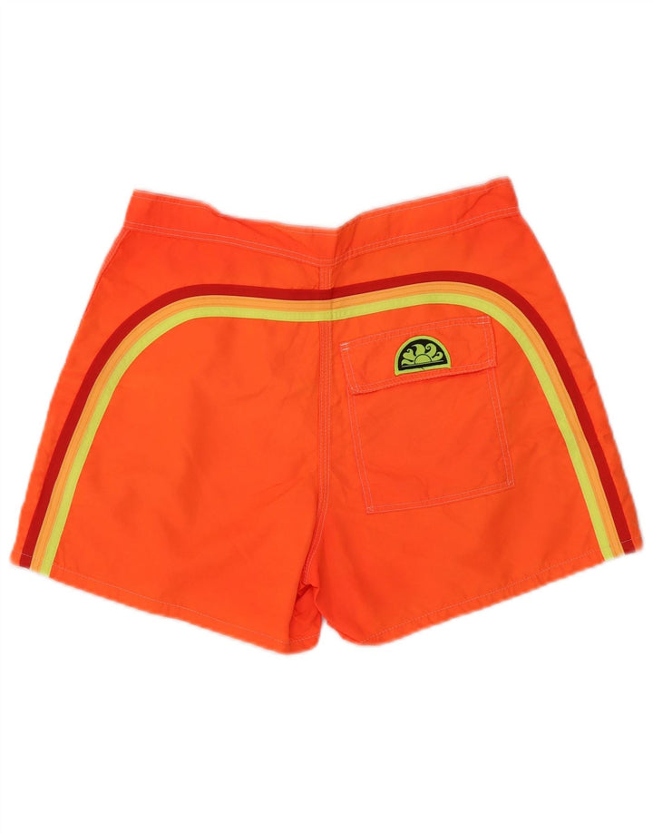 Pantaloncini da bagno da uomo Sundek nylon medio arancione