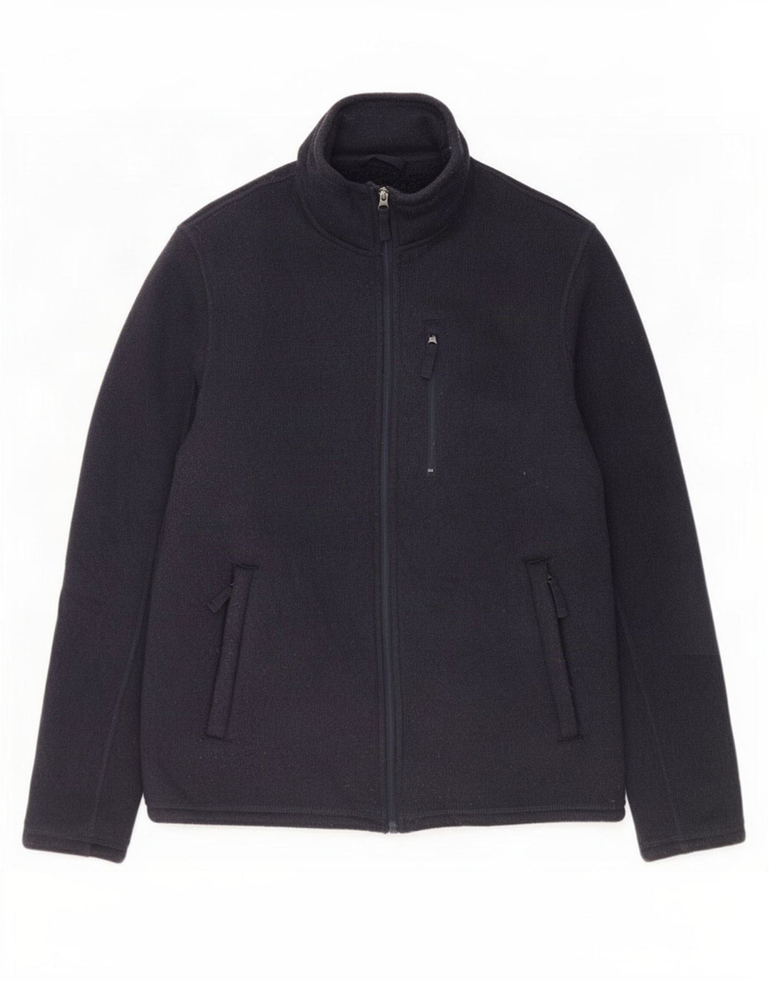 Marks & Spencer Veste de Survêtement Sherpa Homme Bleu Marine Moyen Polyester