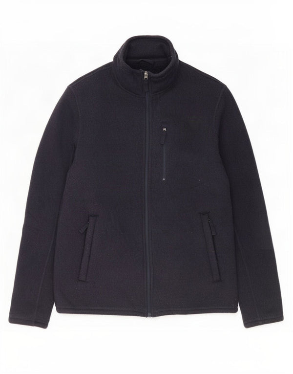Marks & Spencer Veste de Survêtement Sherpa Homme Bleu Marine Moyen Polyester
