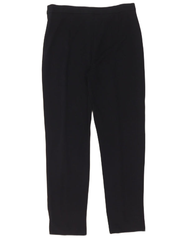 Marks & Spencer Dame Slim Casual Bukser UK 10 Small W29 L28 Navy Blue