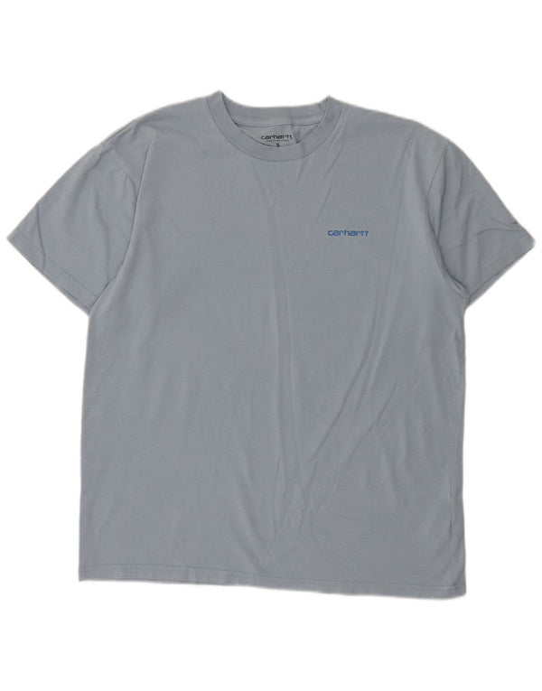 Carhartt Herren T-Shirt Top Small Blau Baumwolle