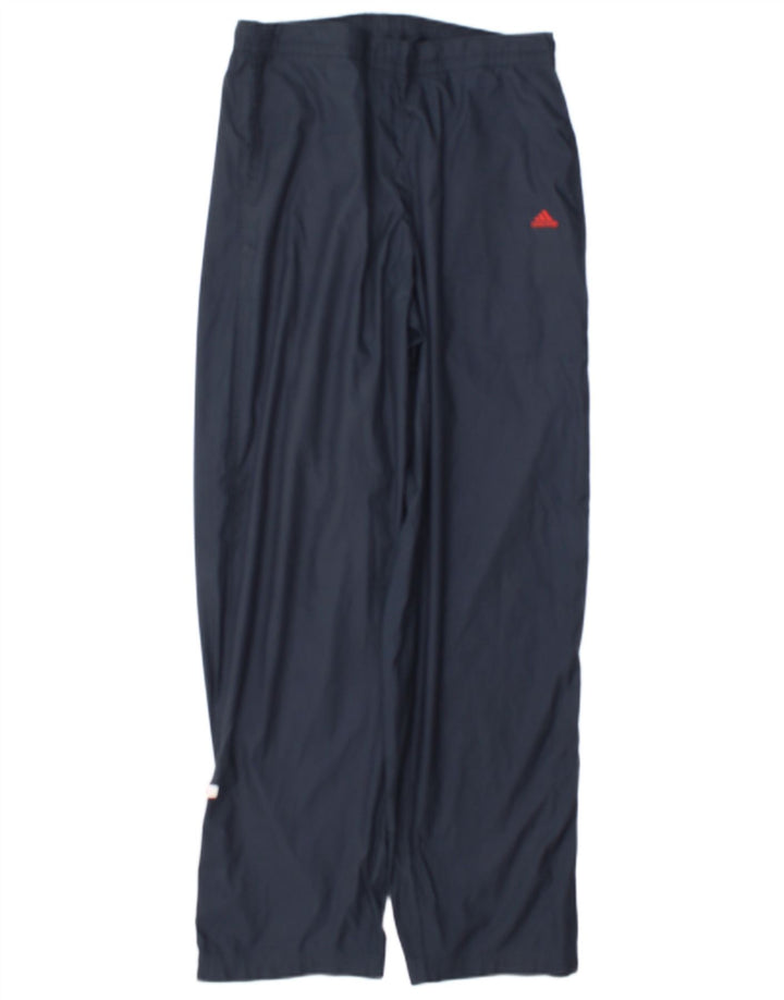 Adidas Mens Tracksuit Trousers Medium Navy Blue Polyester